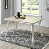 Warmstead Furniture - Ashley Furniture - Grannen Dining Room - Dining Chair (Set of 2) / White - D407-01X2